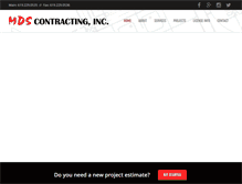 Tablet Screenshot of mdscontractinginc.com